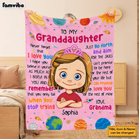 Personalized Gift For Grandson Aim For The Skies Blanket 30934 thumb 1