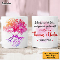 Personalized French Couple Gift Personnalisée Bonheur D'amour Mug 30938 thumb 1