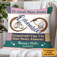 Personalized French Couple Gift Construit Une Vie Que Nous Aimons Pillow 30941 thumb 1