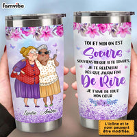 Personalized Gift For Friends Sisters French Steel Tumbler 30943 thumb 1