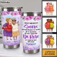 Personalized Gift For Friends Sisters French Steel Tumbler 30943 thumb 1
