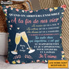 Personalized Couple French Quand On Arrivera Ensemble Pillow 30949 1