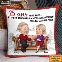 Personalized France Et Tu Es Toujours La Meilleure Décision Que J'ai Jamais Prise Pillow 30961 thumb 1