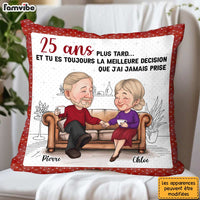 Personalized France Et Tu Es Toujours La Meilleure Décision Que J'ai Jamais Prise Pillow 30961 thumb 1