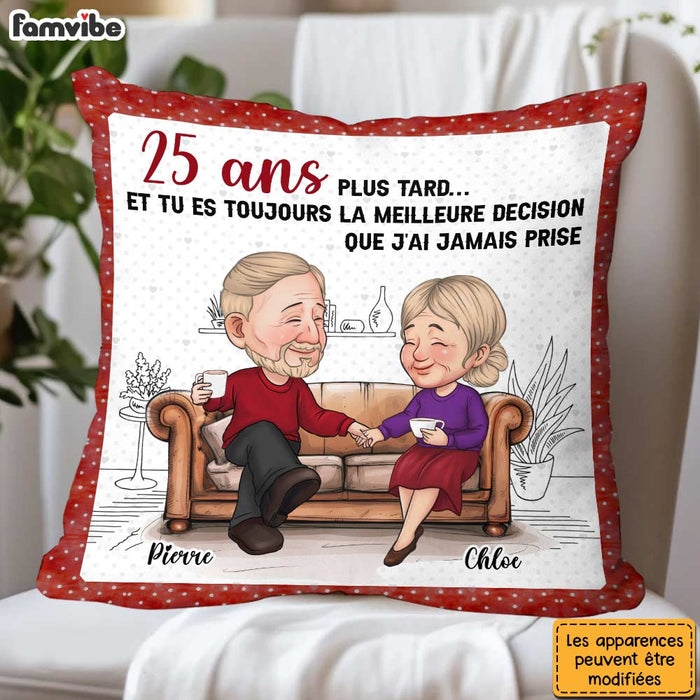 Personalized France Et Tu Es Toujours La Meilleure Décision Que J'ai Jamais Prise Pillow 30961 1
