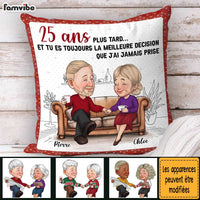 Personalized France Et Tu Es Toujours La Meilleure Décision Que J'ai Jamais Prise Pillow 30961 thumb 1