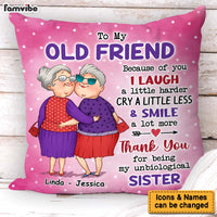 Personalized Gift For Friends Thank You Pillow 30981 thumb 1