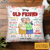 Personalized Gift For Friends I Am Here for You Always Polka Dot Pillow 30984 1