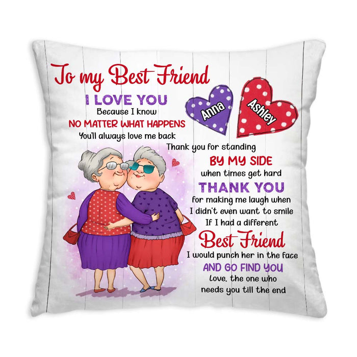 Personalized Gift For Friends Need You Till The End Pillow 30996 1