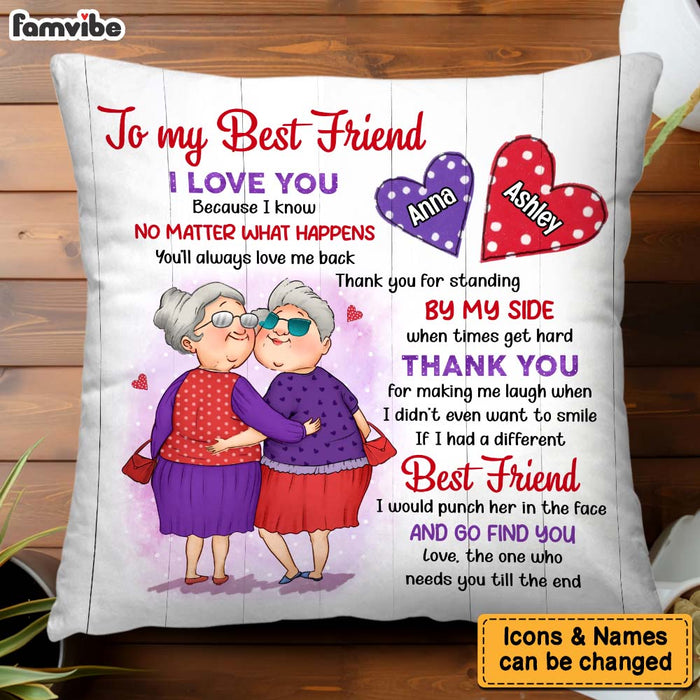 Personalized Gift For Friends Need You Till The End Pillow 30996 1
