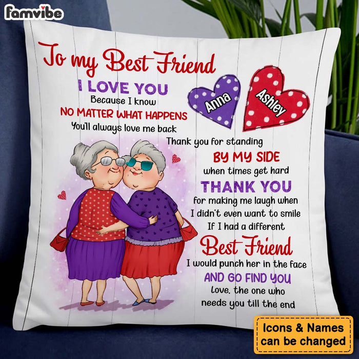 Personalized Gift For Friends Need You Till The End Pillow 30996 1
