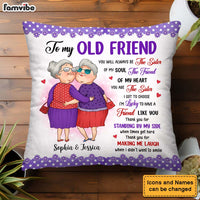 Personalized Gift For Friends The Sister Of My Soul Pillow 30998 thumb 1