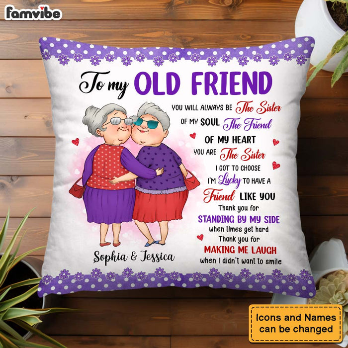 Personalized Gift For Friends The Sister Of My Soul Pillow 30998 1