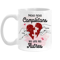 Personalized Couple Gift French Nous Nous Complétons Mug 30999 thumb 1