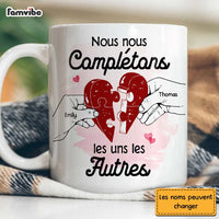 Personalized Couple Gift French Nous Nous Complétons Mug 30999 thumb 1