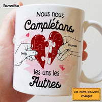 Personalized Couple Gift French Nous Nous Complétons Mug 30999 thumb 1