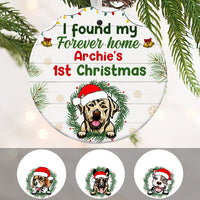Personalized Dog First Christmas  Ornament OB96 30O34 thumb 1