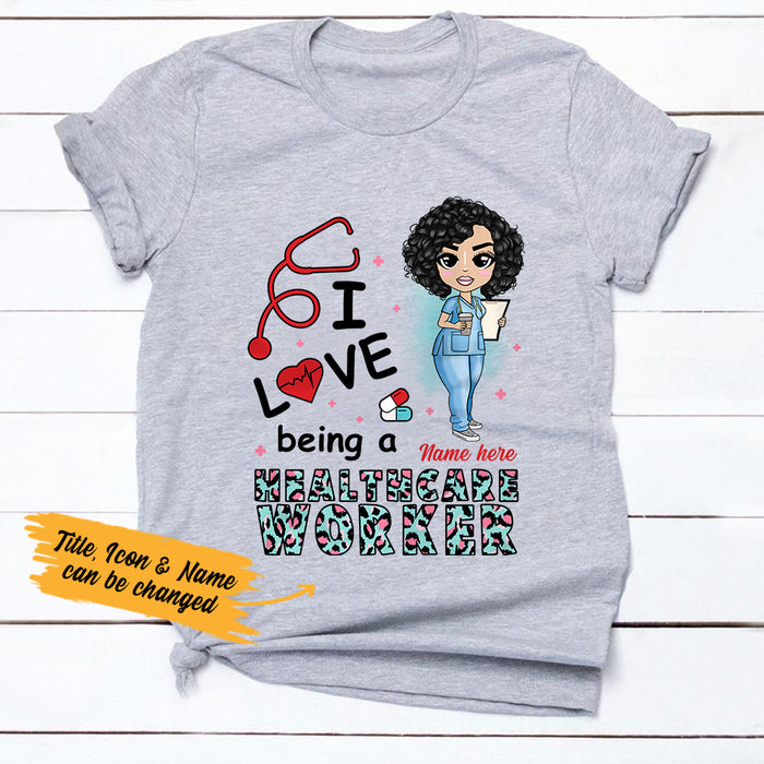 Personalized Love Being A Nurse T Shirt JN304 95O36 1