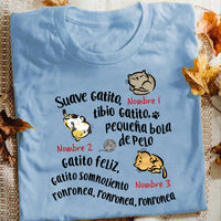 Personalized Suave Gatito Spanish Soft Kitty Warm Kitty Cat T Shirt AP151 67O57 thumb 1