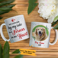Personalized No Longer By My Side Dog Memorial  MDF Mug NB101 73O36 thumb 1