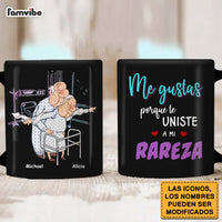 Personalized Couple Spanish Me Gustas Porque Te Uniste A Mi Rareza Mug 31007 thumb 1