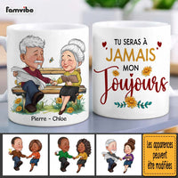 Personalized Couple Gift French Tu Seras À Jamais Mon Toujours Mug 31011 thumb 1