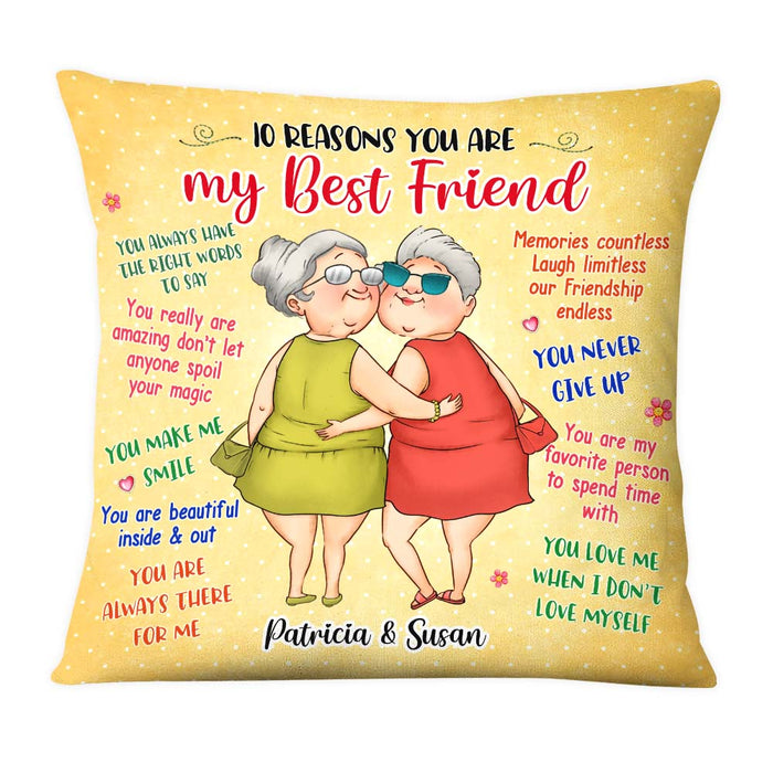 Personalized Gift Reasons You Are My Friend Pillow 31015 1