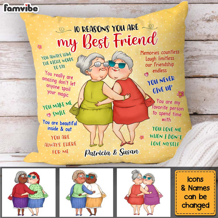 Personalized Gift Reasons You Are My Friend Pillow 31015 1