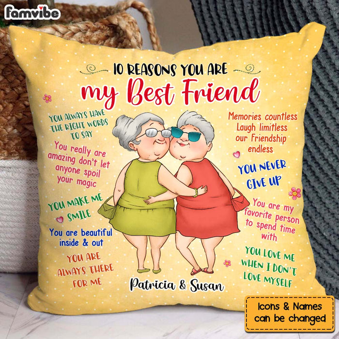 Personalized Gift Reasons You Are My Friend Pillow 31015 1
