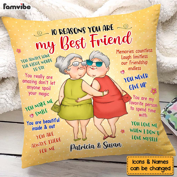 Personalized Gift Reasons You Are My Friend Pillow 31015 1