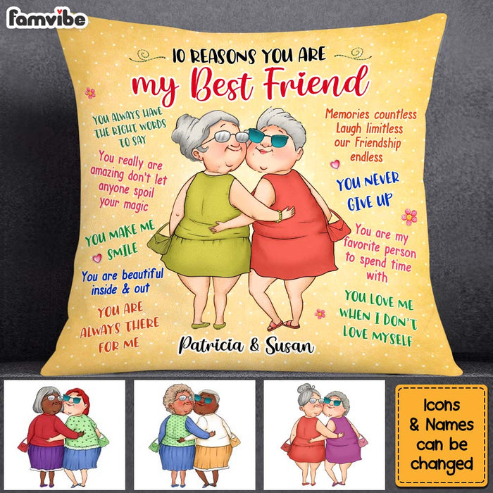 Personalized Gift Reasons You Are My Friend Pillow 31015 1