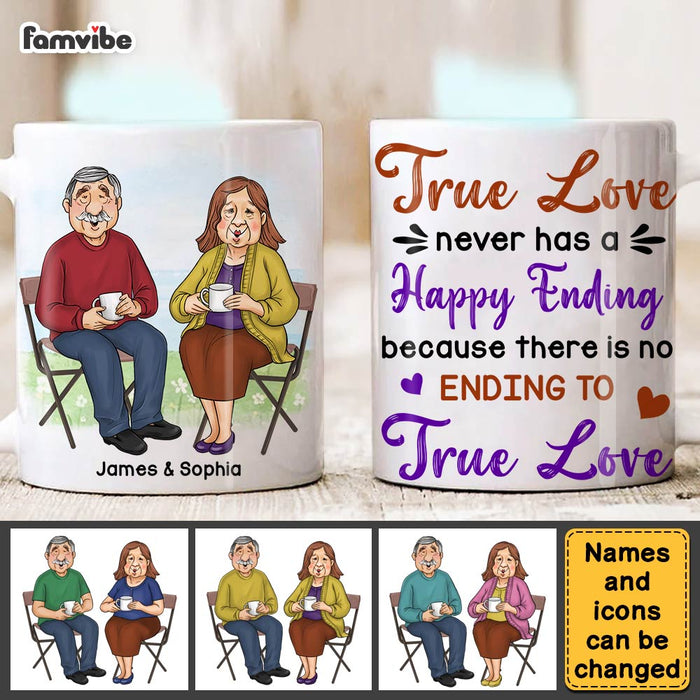 Personalized Couple Gift There Is No Ending To True Love Mug 31027 1