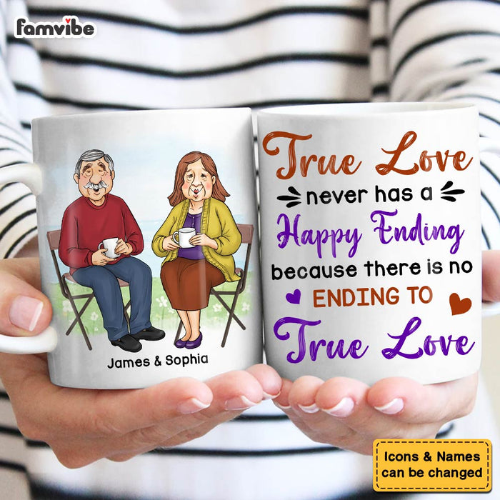 Personalized Couple Gift There Is No Ending To True Love Mug 31027 1