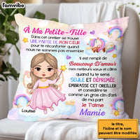 Personalized Gift For Granddaughter Little Fairy Princess French Pillow 31028 thumb 1