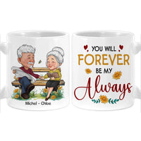 Personalized Couple You Will Forever Be My Always Mug 31035 thumb 1