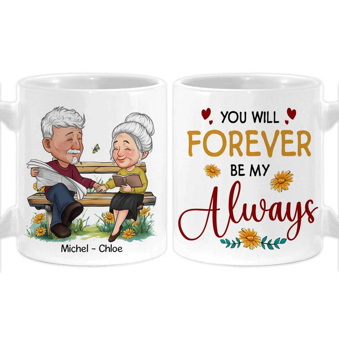 Personalized Couple You Will Forever Be My Always Mug 31035 1