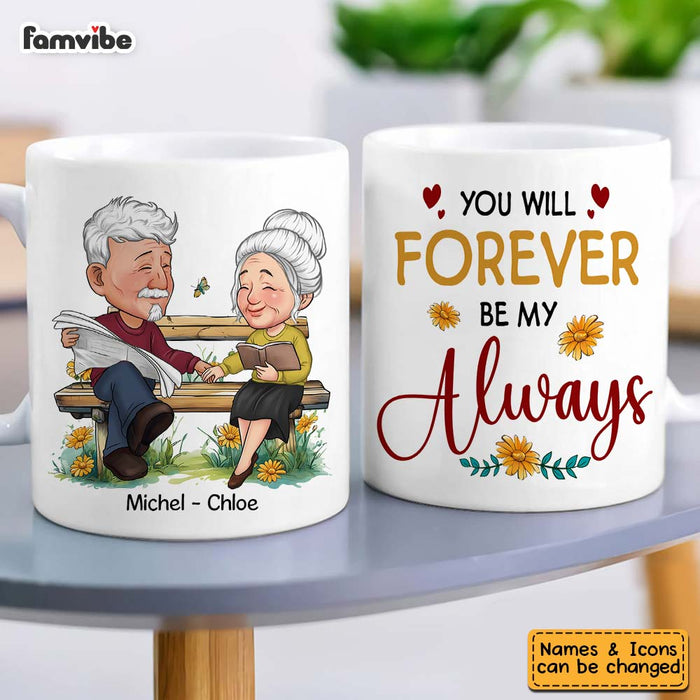 Personalized Couple You Will Forever Be My Always Mug 31035 1