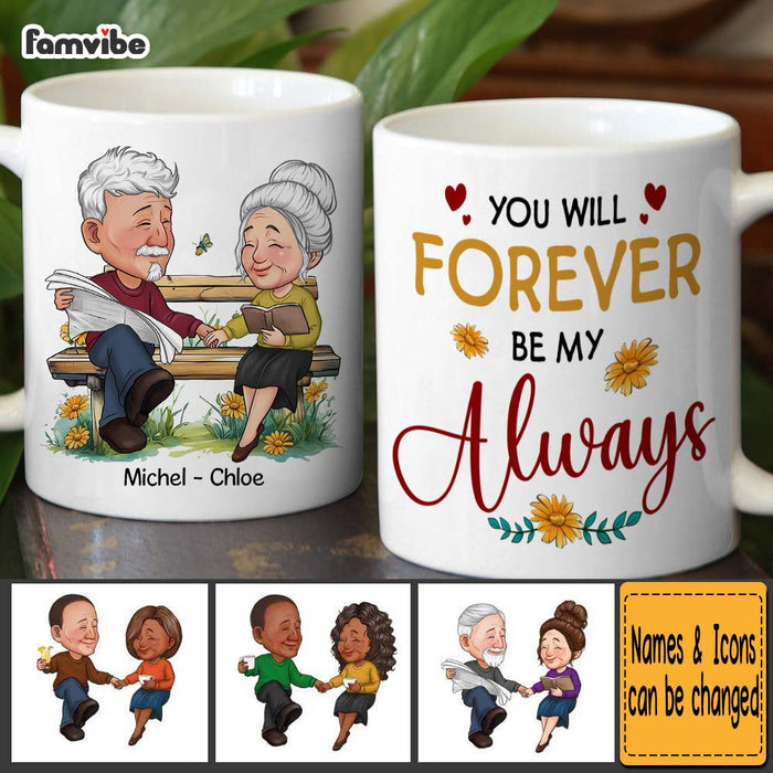 Personalized Couple You Will Forever Be My Always Mug 31035 1