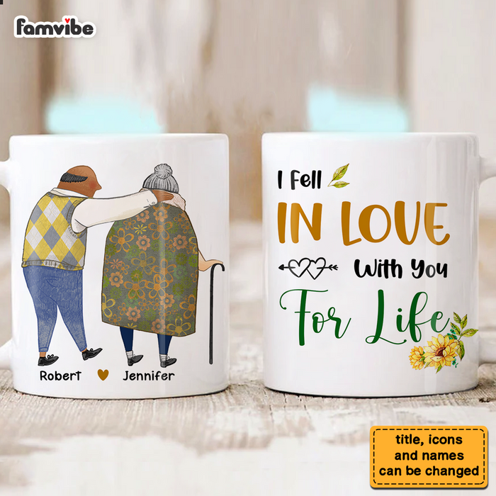 Personalized Couple Gift I Fell In Love With You For Life Mug 31045 1
