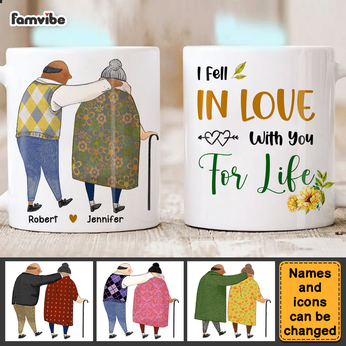 Personalized Couple Gift I Fell In Love With You For Life Mug 31045 1