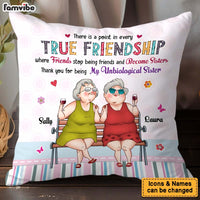 Personalized Gift For Friends Unbiological Sister Pillow 31051 thumb 1