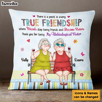 Personalized Gift For Friends Unbiological Sister Pillow 31051 thumb 1
