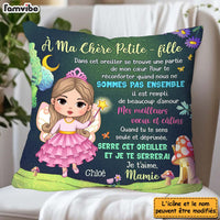Personalized French Gift For Fairy Granddaughter Ma Chère Petite-fille Pillow 31057 thumb 1