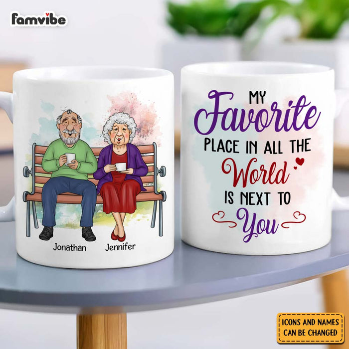 Personalized Couple My Favorite Place In All The World Is Next To You Mug 31060 1