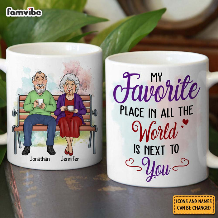 Personalized Couple My Favorite Place In All The World Is Next To You Mug 31060 1
