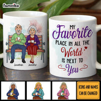 Personalized Couple My Favorite Place In All The World Is Next To You Mug 31060 thumb 1
