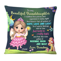 Personalized Gift For Granddaughter To My Granddaughter Fairy Theme Pillow 31068 thumb 1