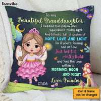 Personalized Gift For Granddaughter To My Granddaughter Fairy Theme Pillow 31068 thumb 1