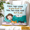 Personalized Gift For Cat Mom Cat Steal Your Bed Pillow 31069 1