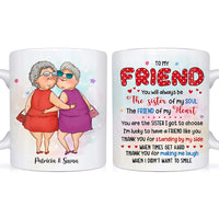 Personalized Gift For Friends The Sister Of My Soul Mug 31078 thumb 1